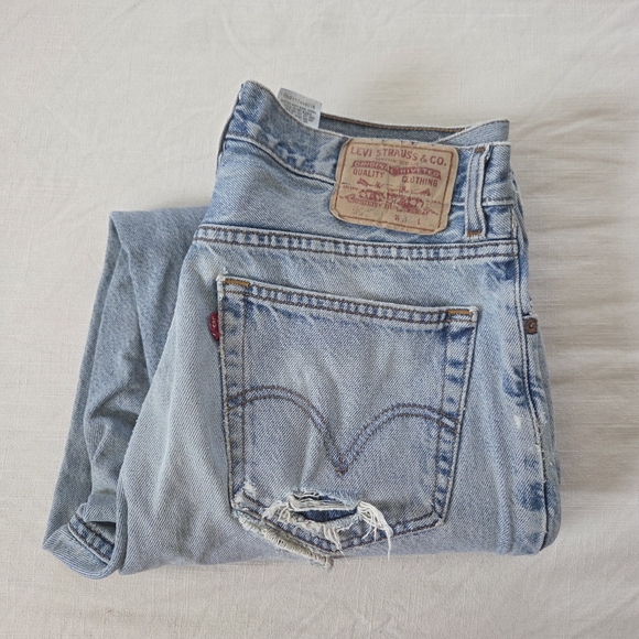 Vintage Y2k LEVI'S Men's Light Blue Jeans 33x32 33 Inch Waist 560 Fit Loose - Picture 14 of 15